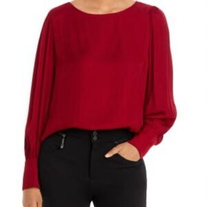 Elegant Red Women's Top